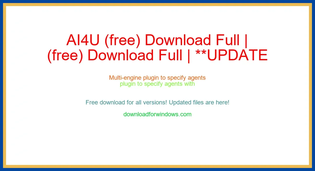 AI4U (free) Download Full | **UPDATE