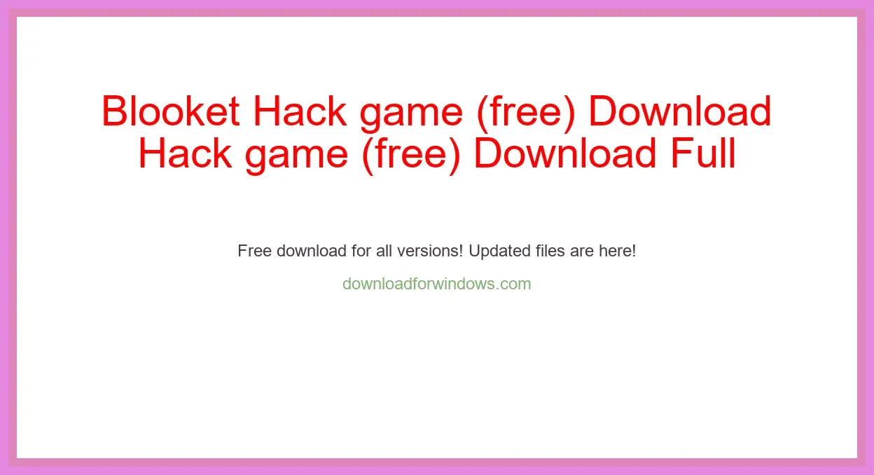 Blooket Hack game (free) Download Full | **UPDATE