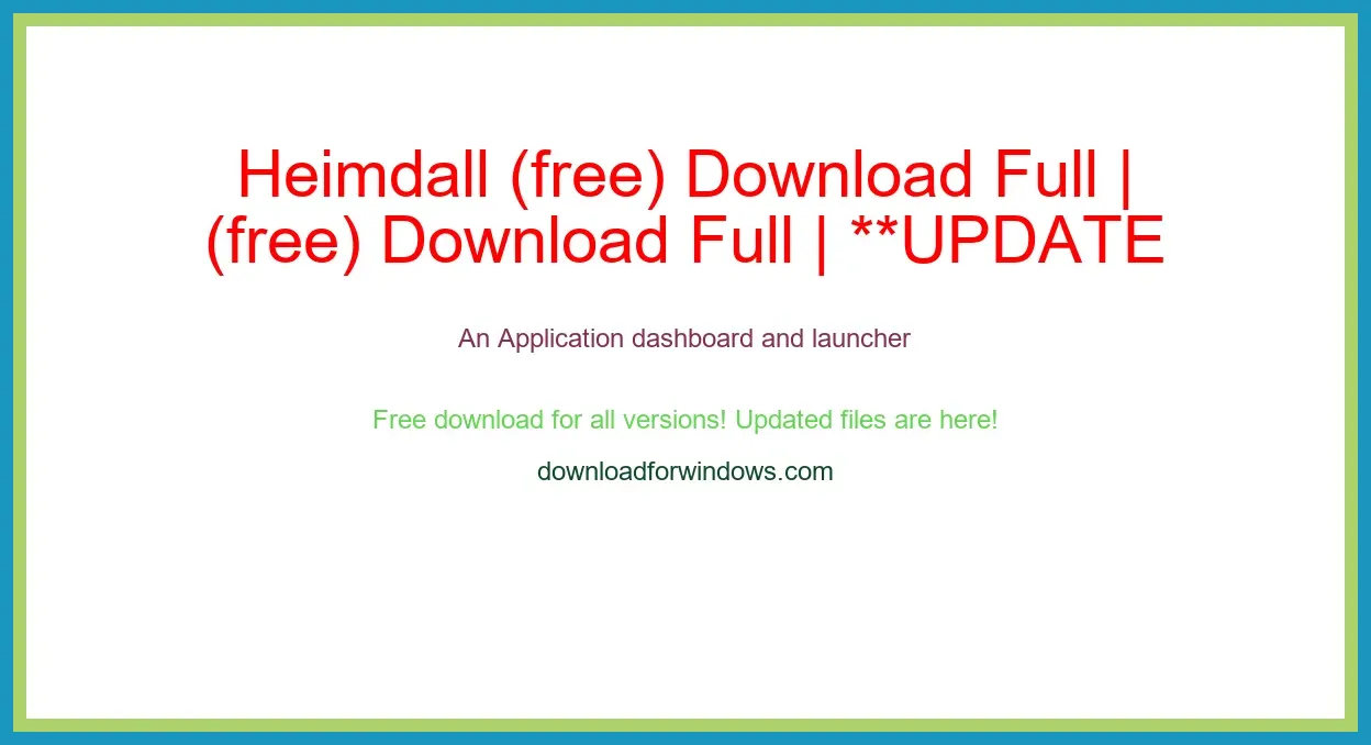 Heimdall (free) Download Full | **UPDATE