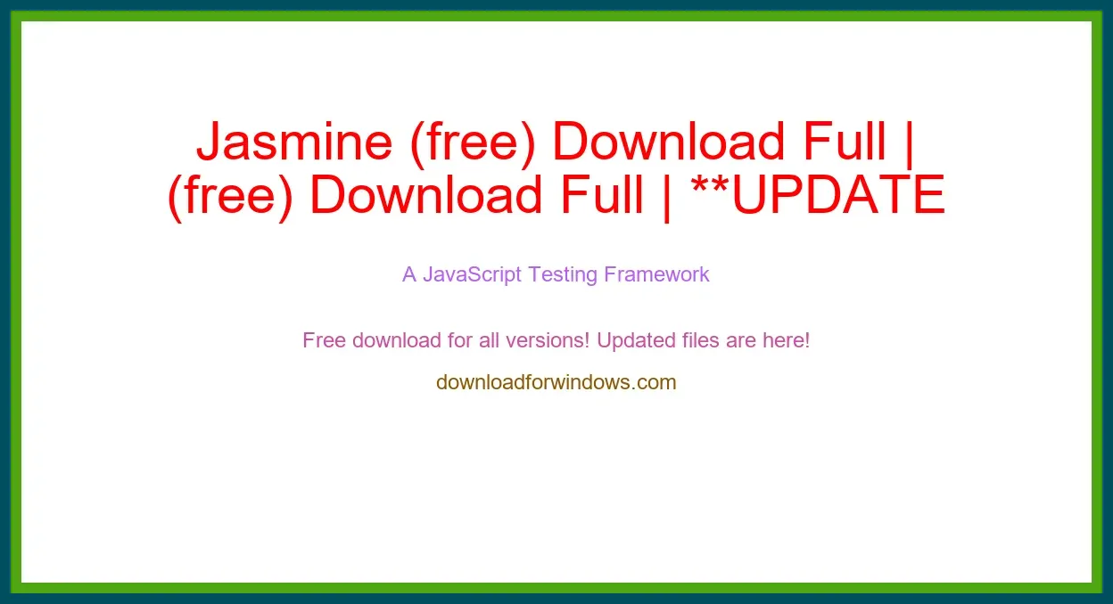 Jasmine (free) Download Full | **UPDATE