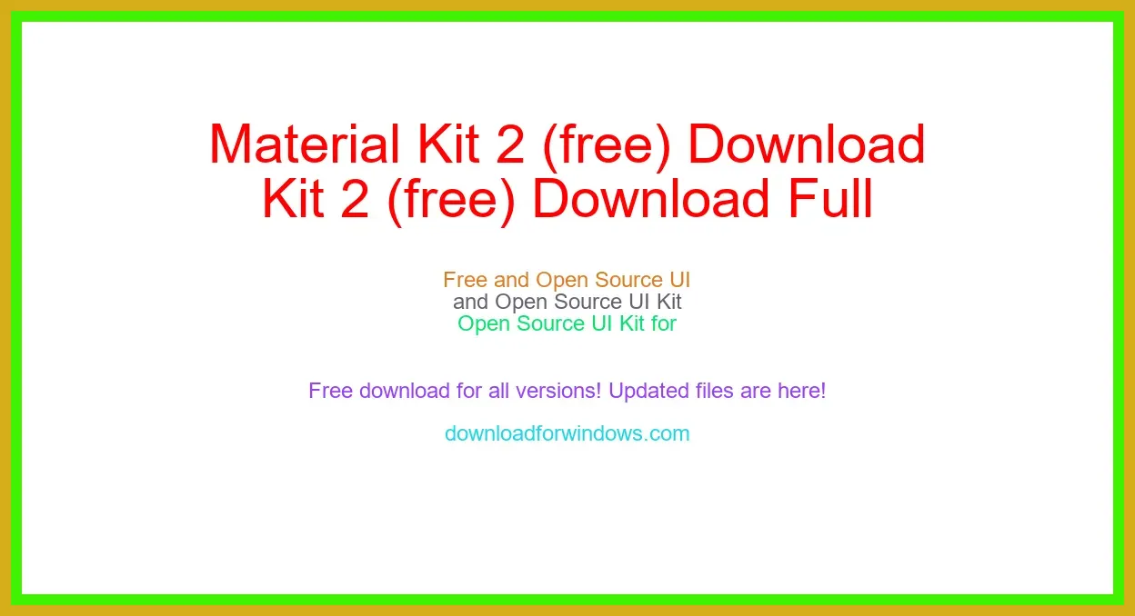 Material Kit 2 (free) Download Full | **UPDATE