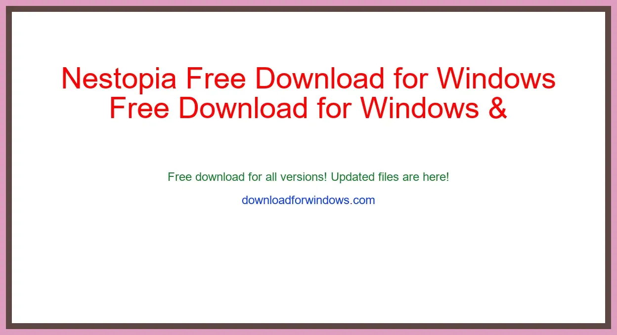 Nestopia Free Download for Windows & Mac