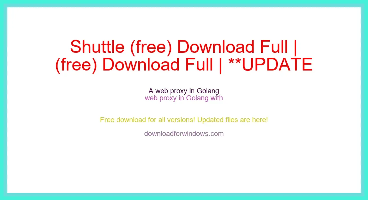 Shuttle (free) Download Full | **UPDATE