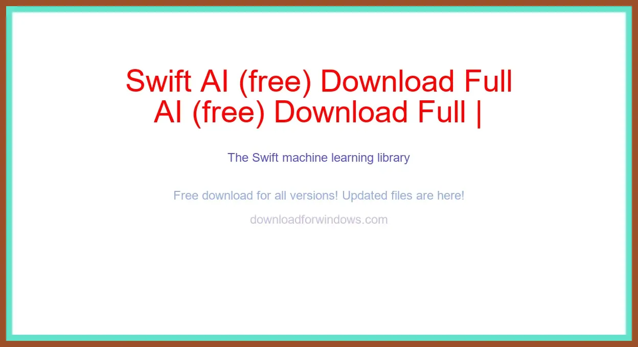 Swift AI (free) Download Full | **UPDATE