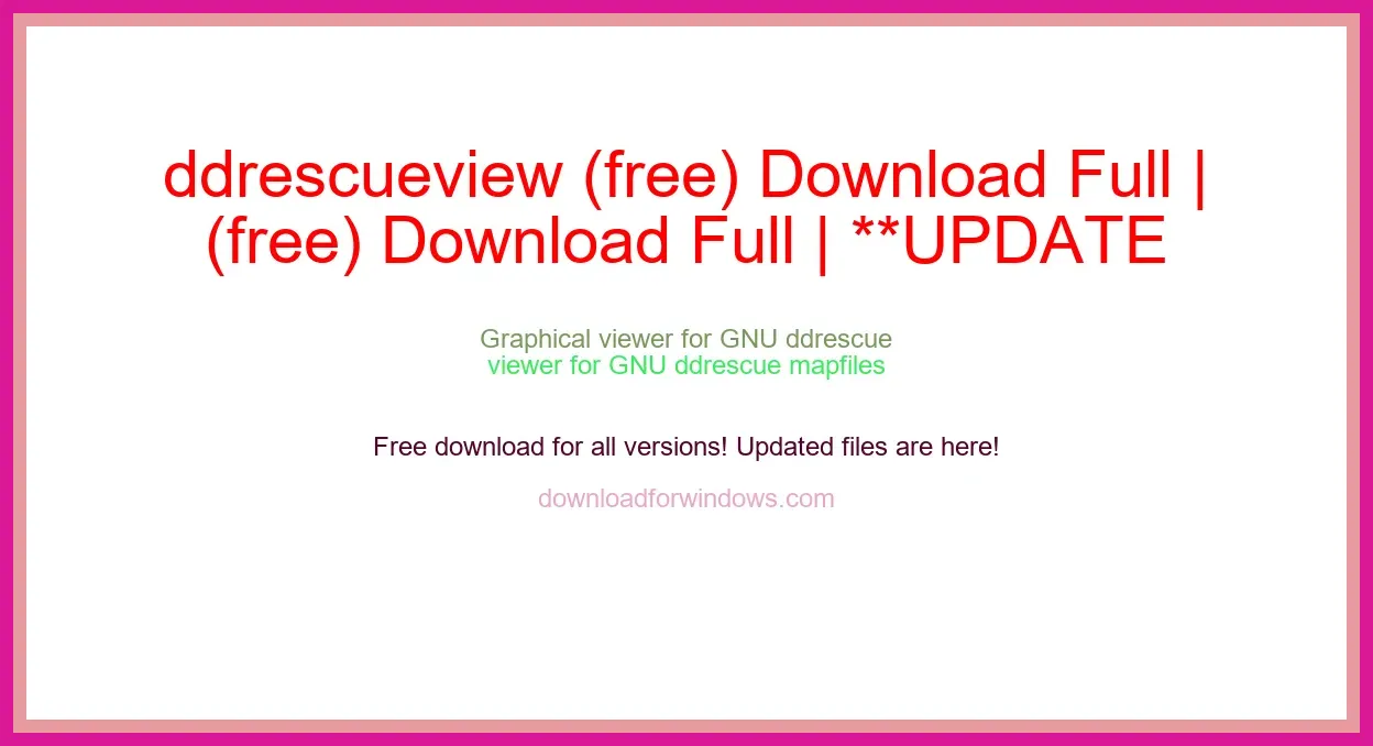 ddrescueview (free) Download Full | **UPDATE