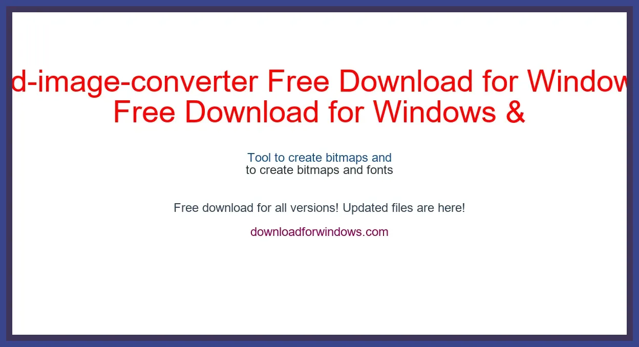 lcd-image-converter Free Download for Windows & Mac